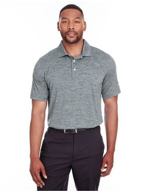 J. Crew Men's Heathered Light Gray Polo